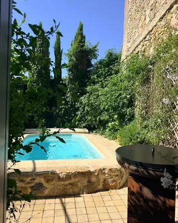 Renovated Stone Building With Air Conditioning Pool & Poolroom וילה